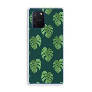 CaseCompany Monstera leaves: Samsung Galaxy Note 10 Lite Transparant Hoesje