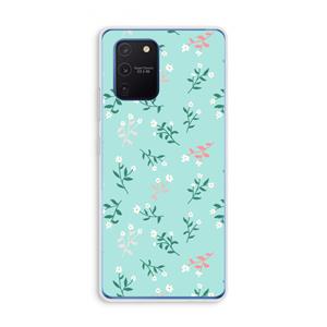 CaseCompany Small white flowers: Samsung Galaxy Note 10 Lite Transparant Hoesje
