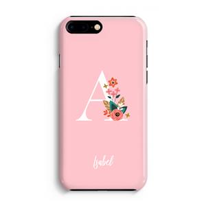 CaseCompany Pink Bouquet: iPhone 8 Plus Volledig Geprint Hoesje
