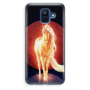 CaseCompany Last Unicorn: Samsung Galaxy A6 (2018) Transparant Hoesje