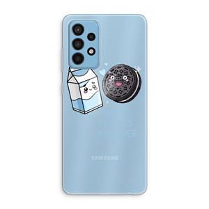 CaseCompany Best Friend Forever: Samsung Galaxy A52 Transparant Hoesje