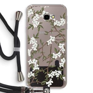 CaseCompany Blossoming spring: Samsung Galaxy J4 Plus Transparant Hoesje met koord