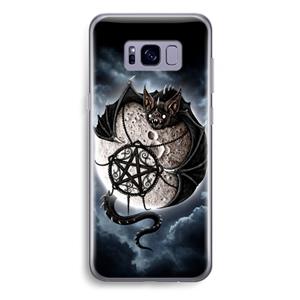 CaseCompany Volle maan: Samsung Galaxy S8 Plus Transparant Hoesje