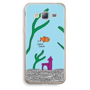 CaseCompany Aquarium: Samsung Galaxy J3 (2016) Transparant Hoesje