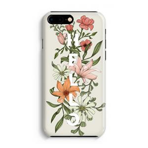 CaseCompany Hello bloemen: iPhone 8 Plus Volledig Geprint Hoesje