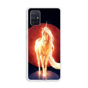 CaseCompany Last Unicorn: Galaxy A71 Transparant Hoesje