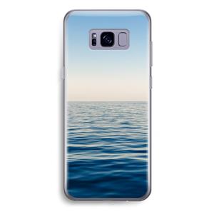 CaseCompany Water horizon: Samsung Galaxy S8 Plus Transparant Hoesje