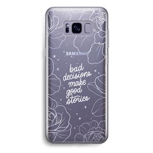CaseCompany Good stories: Samsung Galaxy S8 Plus Transparant Hoesje