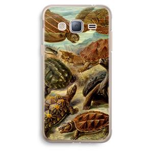 CaseCompany Haeckel Chelonia: Samsung Galaxy J3 (2016) Transparant Hoesje