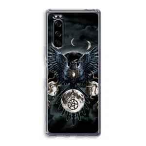 CaseCompany Sinister Wings: Sony Xperia 5 Transparant Hoesje