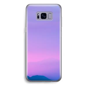 CaseCompany Sunset pastel: Samsung Galaxy S8 Plus Transparant Hoesje