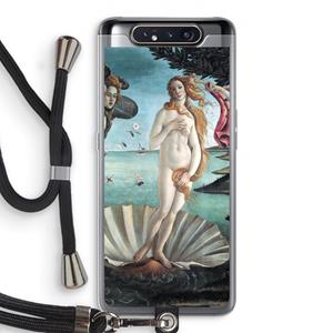 CaseCompany Birth Of Venus: Samsung Galaxy A80 Transparant Hoesje met koord