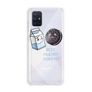 CaseCompany Best Friend Forever: Galaxy A71 Transparant Hoesje