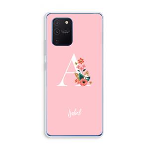 CaseCompany Pink Bouquet: Samsung Galaxy Note 10 Lite Transparant Hoesje
