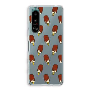 CaseCompany Yummy: Sony Xperia 5 III Transparant Hoesje