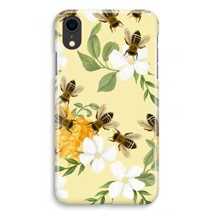 CaseCompany No flowers without bees: iPhone XR Volledig Geprint Hoesje