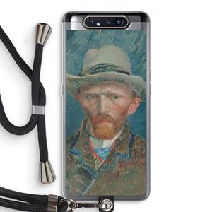 CaseCompany Van Gogh: Samsung Galaxy A80 Transparant Hoesje met koord