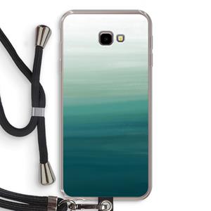 CaseCompany Ocean: Samsung Galaxy J4 Plus Transparant Hoesje met koord