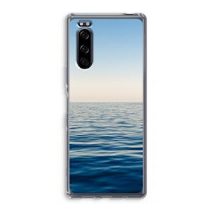 CaseCompany Water horizon: Sony Xperia 5 Transparant Hoesje
