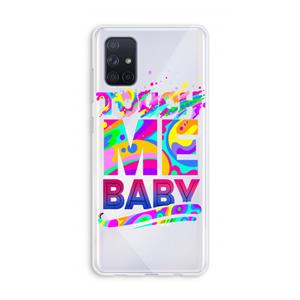 CaseCompany Touch Me: Galaxy A71 Transparant Hoesje