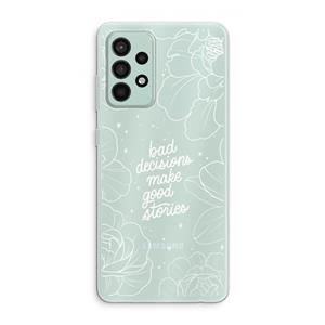CaseCompany Good stories: Samsung Galaxy A52s 5G Transparant Hoesje