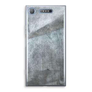 CaseCompany Grey Stone: Sony Xperia XZ1 Transparant Hoesje