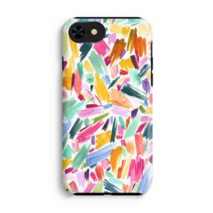 CaseCompany Watercolor Brushstrokes: iPhone SE 2020 Tough Case