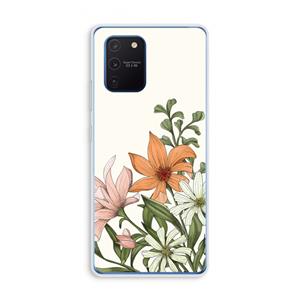CaseCompany Floral bouquet: Samsung Galaxy Note 10 Lite Transparant Hoesje