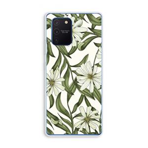CaseCompany Wit bloemenpatroon: Samsung Galaxy Note 10 Lite Transparant Hoesje