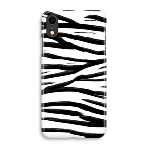 CaseCompany Zebra pattern: iPhone XR Volledig Geprint Hoesje