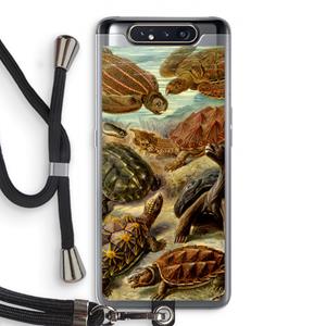 CaseCompany Haeckel Chelonia: Samsung Galaxy A80 Transparant Hoesje met koord
