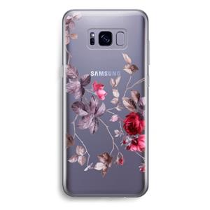 CaseCompany Mooie bloemen: Samsung Galaxy S8 Plus Transparant Hoesje