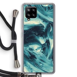 CaseCompany Dreaming About Whales: Samsung Galaxy A42 5G Transparant Hoesje met koord