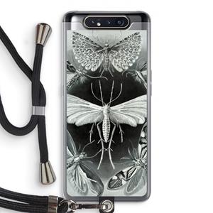 CaseCompany Haeckel Tineida: Samsung Galaxy A80 Transparant Hoesje met koord
