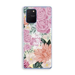 CaseCompany Kindness matters: Samsung Galaxy Note 10 Lite Transparant Hoesje