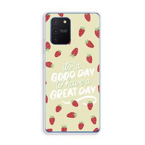 CaseCompany Don't forget to have a great day: Samsung Galaxy Note 10 Lite Transparant Hoesje