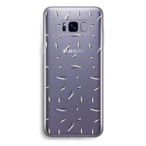 CaseCompany Hipster stripes: Samsung Galaxy S8 Plus Transparant Hoesje