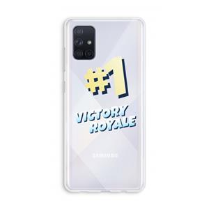 CaseCompany Victory Royale: Galaxy A71 Transparant Hoesje