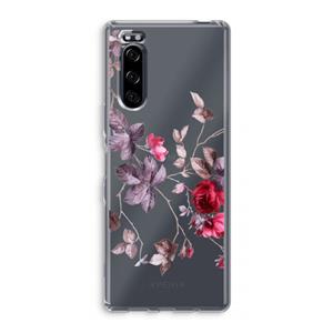 CaseCompany Mooie bloemen: Sony Xperia 5 Transparant Hoesje