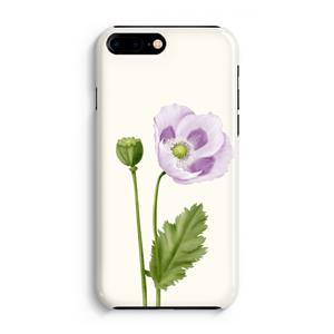 CaseCompany Purple poppy: iPhone 8 Plus Volledig Geprint Hoesje