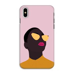 CaseCompany Yellow glasses: iPhone X Tough Case