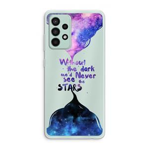 CaseCompany Stars quote: Samsung Galaxy A52s 5G Transparant Hoesje