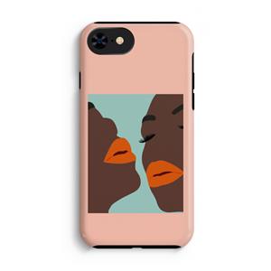 CaseCompany Orange lips: iPhone SE 2020 Tough Case