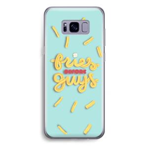 CaseCompany Always fries: Samsung Galaxy S8 Plus Transparant Hoesje