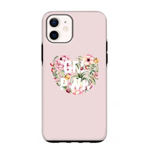 CaseCompany GRL PWR Flower: iPhone 12 mini Tough Case