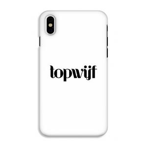 CaseCompany Topwijf Wit: iPhone X Tough Case