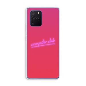 CaseCompany Vice Glow: Samsung Galaxy Note 10 Lite Transparant Hoesje
