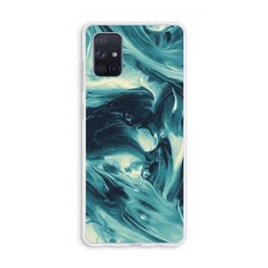 CaseCompany Dreaming About Whales: Galaxy A71 Transparant Hoesje