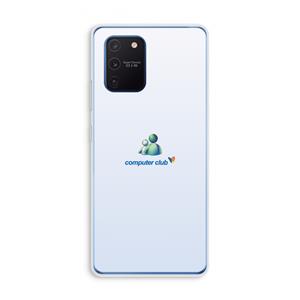 CaseCompany MSN: Samsung Galaxy Note 10 Lite Transparant Hoesje