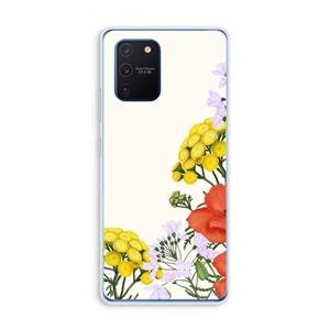 CaseCompany Wilde bloemen: Samsung Galaxy Note 10 Lite Transparant Hoesje